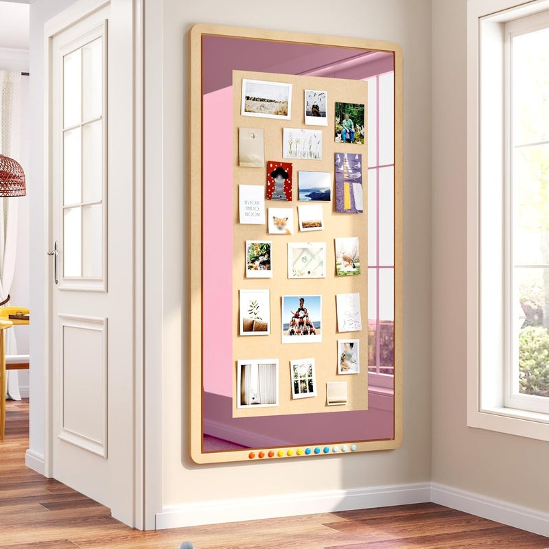 WESTICK Glossy Pink Mirror Tape Border 160"x3.94" Peel and Stick Mirror Frame Border for Bathroom Waterproof Rose Gold Metallic Wallpaper Borders Vinyl for Classroom Office Blackboard DIY - Image 3